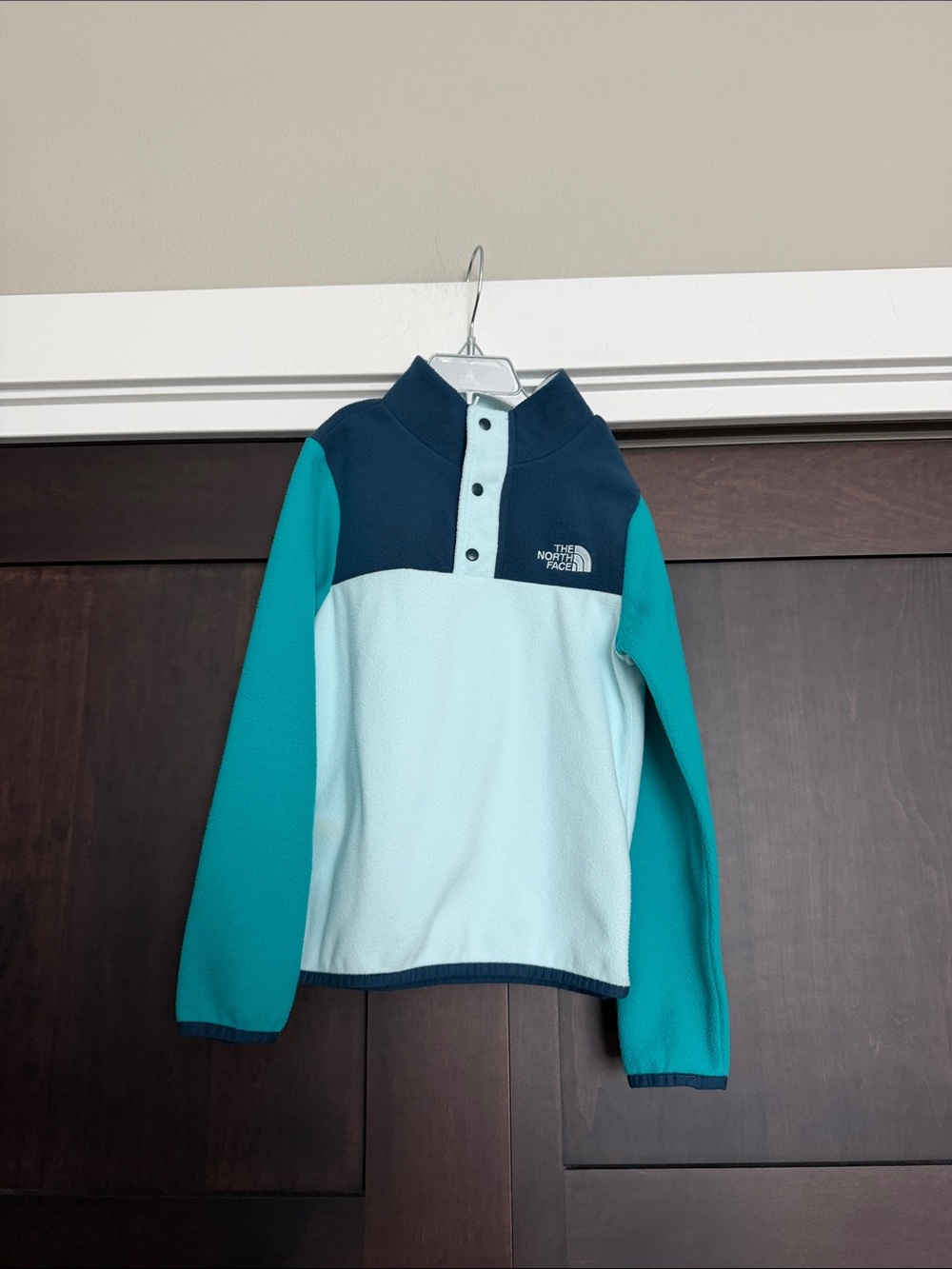 The North Face Girls Glacier Fleece Quarter Snap size XS 6